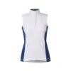Kerrits Women's Affinity Sleeveless Show Shirt - True Blue/Iron Bouquet