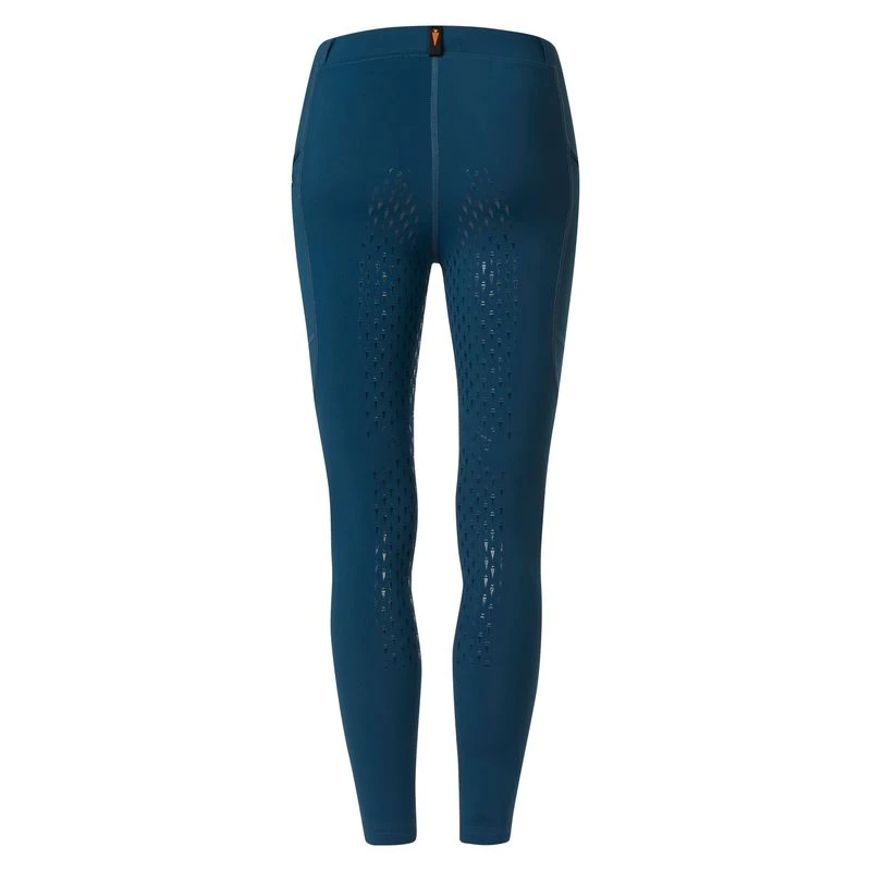 Kerrits Kids' Ice Fil Full Seat Tech Tights - Lagoon 2 Kerrits Kids' Ice Fil Full Seat Tech Tights - Lagoon - Image 2