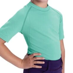 Romfh Kids' Seamless Short Sleeve Shirt - Mint