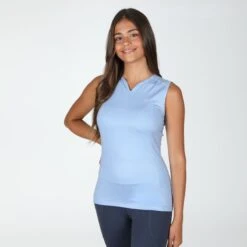 Shires Aubrion Women's Aerial Vest - Blue -Horse Rider Wear 617556 800 800