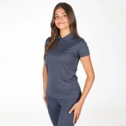 Shires Aubrion Women's Poise Tech Polo - Navy -Horse Rider Wear 618497 800 800