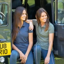 Shires Aubrion Women's Poise Tech Polo - Navy -Horse Rider Wear 618498 800 800