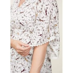 EQL Women's Daydream Gauze Tunic - Soft White Spring Fever -Horse Rider Wear 644628 800 800