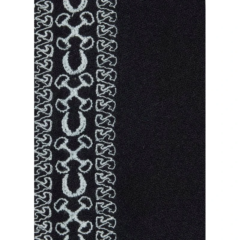 EQL Women's Embroidered EQ Stripe Top - Black 5 EQL Women's Embroidered EQ Stripe Top - Black - Image 5