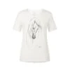 EQL Women's Graceful Horse T-Shirt - Soft White