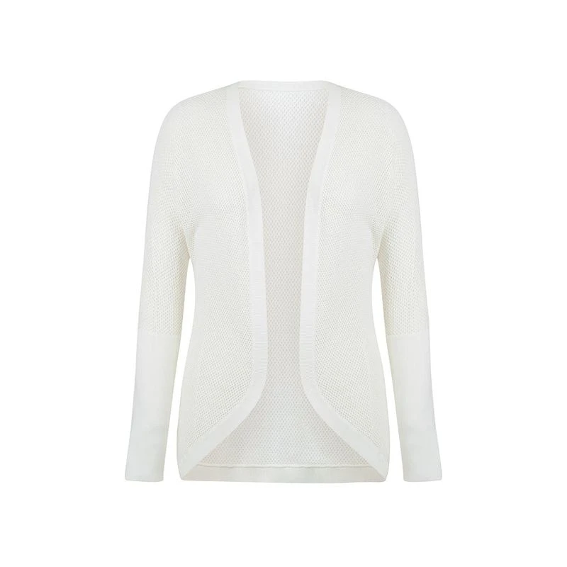 EQL Women's Mesh Cocoon Cardigan - Soft White 1 EQL Women's Mesh Cocoon Cardigan - Soft White