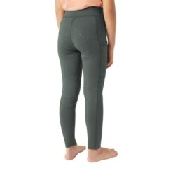 Horze Kids' Valeria Full Seat Tights - Goblin Blue 10 Horze Kids' Valeria Full Seat Tights - Goblin Blue -Horse Rider Wear 651042 800 800