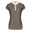 Fair Play Women's Anita Short Sleeve Competition Shirt - Taupe Grey