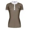 Fair Play Women's Aiko Short Sleeve Competition Shirt - Taupe Grey