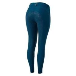 Horze Women's Saphira Ventilated Full Seat Breeches - Legion Blue