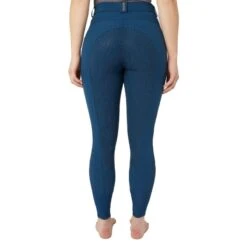 Horze Women's Saphira Ventilated Full Seat Breeches - Legion Blue 8 Horze Women's Saphira Ventilated Full Seat Breeches - Legion Blue -Horse Rider Wear 660423 800 800