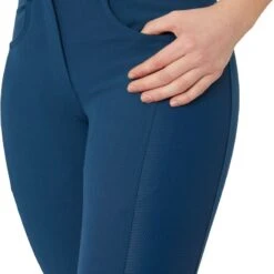 Horze Women's Saphira Ventilated Full Seat Breeches - Legion Blue 10 Horze Women's Saphira Ventilated Full Seat Breeches - Legion Blue -Horse Rider Wear 660425 800 800