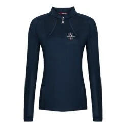 Fair Play Women's Paula Long Sleeve Tech Shirt - Navy