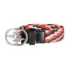 Fair Play Joel Stripe Belt - Navy/Red