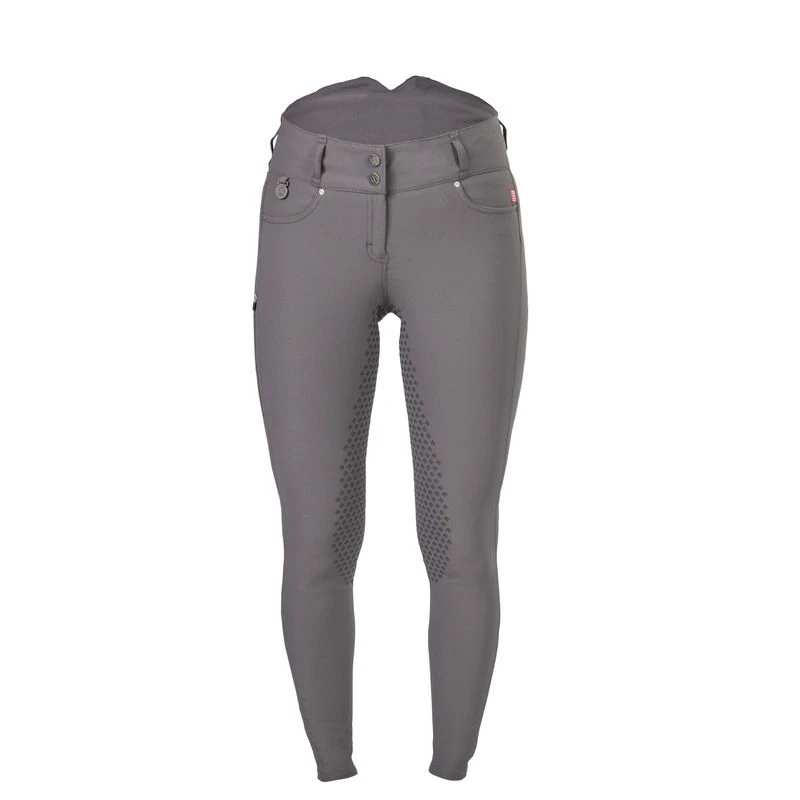 Back On Track Women's Julia Full Seat Breeches - Grey 1 Back On Track Women's Julia Full Seat Breeches - Grey