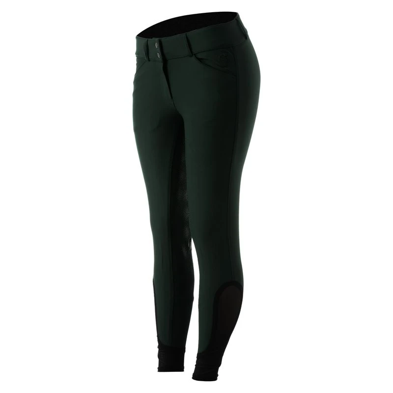 Equinavia Women's Maud Full Seat Breeches - Deep Green 3 Equinavia Women's Maud Full Seat Breeches - Deep Green - Image 3