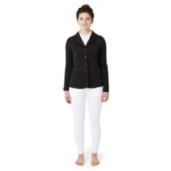 Horze Women's Ada Show Jacket - Black -Horse Rider Wear 670417 800 800