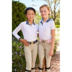 RJ Classics Kids' Maddie Jr 37.5 Show Shirt - White/Popsicles -Horse Rider Wear 673181 800 800