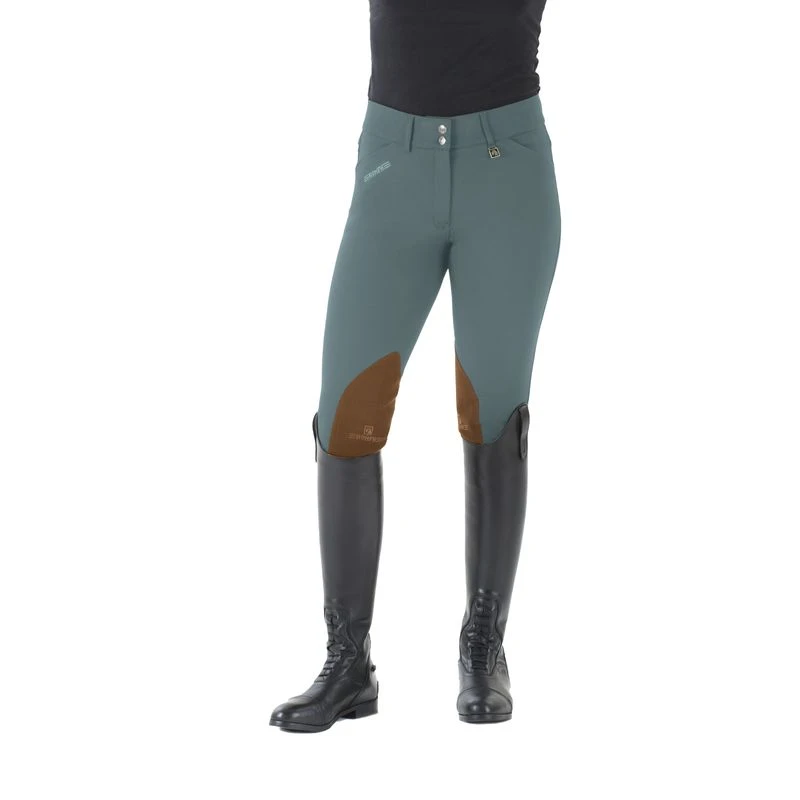 Romfh Women's Sarafina Knee Patch Euroseat - Classic Dark Sea Foam 1 Romfh Women's Sarafina Knee Patch Euroseat - Classic Dark Sea Foam