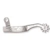 Toklat 3/4" Engraved Band Pleasure Spur - Brushed Stainless Steel