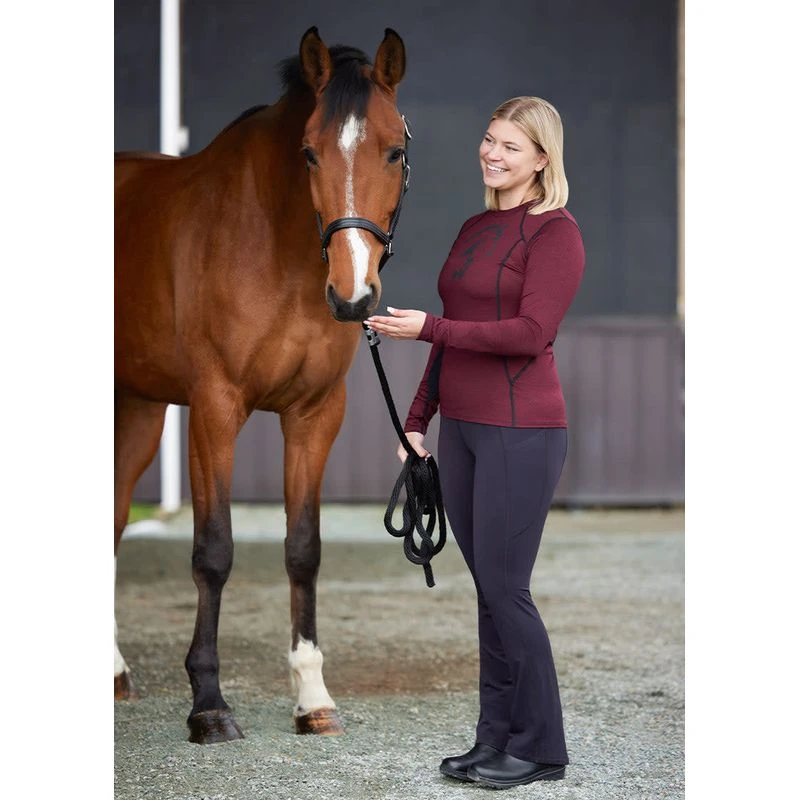 Kerrits Women's Thermo Tech Extended Grip Bootcuts - Black 5 Kerrits Women's Thermo Tech Extended Grip Bootcuts - Black - Image 5