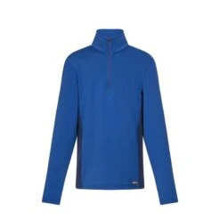 Kerrits Kids' Rail Side Quarter Zip Tech Top - True Blue