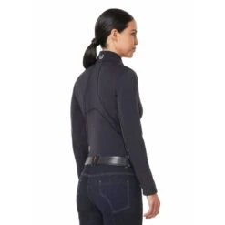 Kerrits Women's Rail Side Quarter Zip Tech Top - Black -Horse Rider Wear 681804 800 800