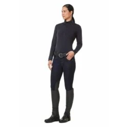 Kerrits Women's Rail Side Quarter Zip Tech Top - Black -Horse Rider Wear 681805 800 800