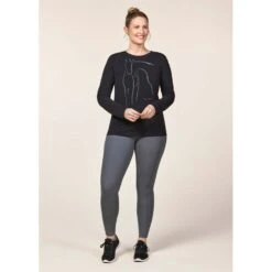 EQL Women's Held Long Sleeve T-Shirt - Black -Horse Rider Wear 682285 800 800