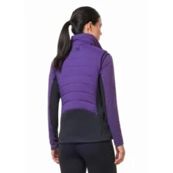 Kerrits Women's Full Motion Quilted Vest - Huckleberry -Horse Rider Wear 682316 800 800