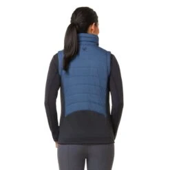 Kerrits Women's Full Motion Quilted Vest - Lake Herringbone Plaid -Horse Rider Wear 682548 800 800