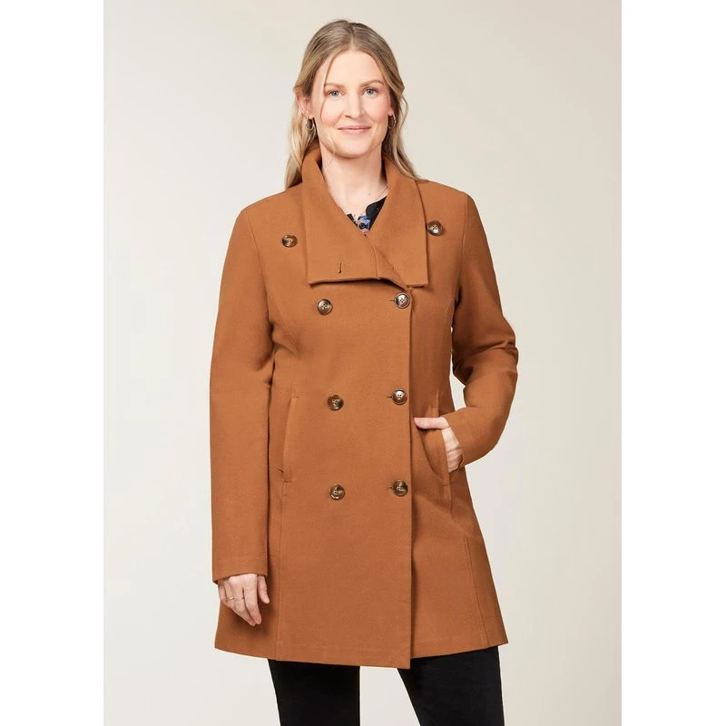 EQL Women's Harper Brushed Ponte Jacket - Caramel 2 EQL Women's Harper Brushed Ponte Jacket - Caramel - Image 2