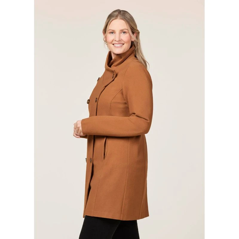 EQL Women's Harper Brushed Ponte Jacket - Caramel 3 EQL Women's Harper Brushed Ponte Jacket - Caramel - Image 3