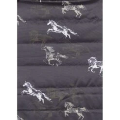 Kerrits Kids' Pony Tracks Reversible Quilted Vest - Black Run Free/Black 7 Kerrits Kids' Pony Tracks Reversible Quilted Vest - Black Run Free/Black -Horse Rider Wear 683319 800 800