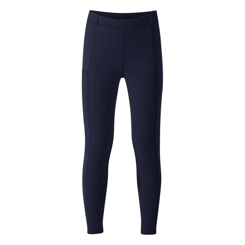 Kerrits Kids' Power Stretch Knee Patch Pocket Tights - Ink 1 Kerrits Kids' Power Stretch Knee Patch Pocket Tights - Ink