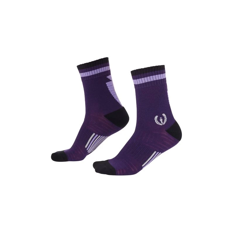 Kerrits Kids' Treat Yourself Paddock Sock - Huckleberry/Violet 2 Kerrits Kids' Treat Yourself Paddock Sock - Huckleberry/Violet - Image 2