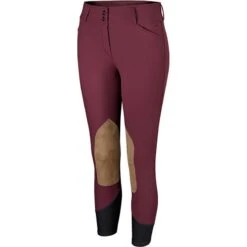 RJ Classics Women's Anna Knee Patch Breeches - Deep Currant