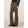 EQL Women's Soft Stretch Corduroy Bootcut Pants - Bark