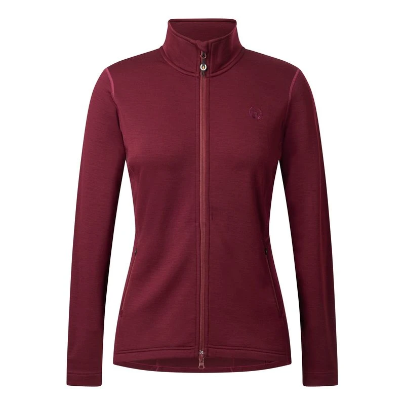 Kerrits Women's Stable Temp Merino Wool Jacket - Sangria 1 Kerrits Women's Stable Temp Merino Wool Jacket - Sangria