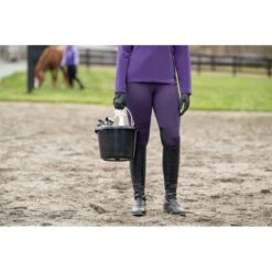 Kerrits Kids' Fleece Lite II Knee Patch Tights - Huckleberry -Horse Rider Wear 694364 800 800