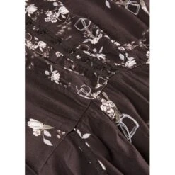 EQL Women's Gwenyth Ecovero Tunic Dress - Java Hunt Field Floral -Horse Rider Wear 694576 800 800