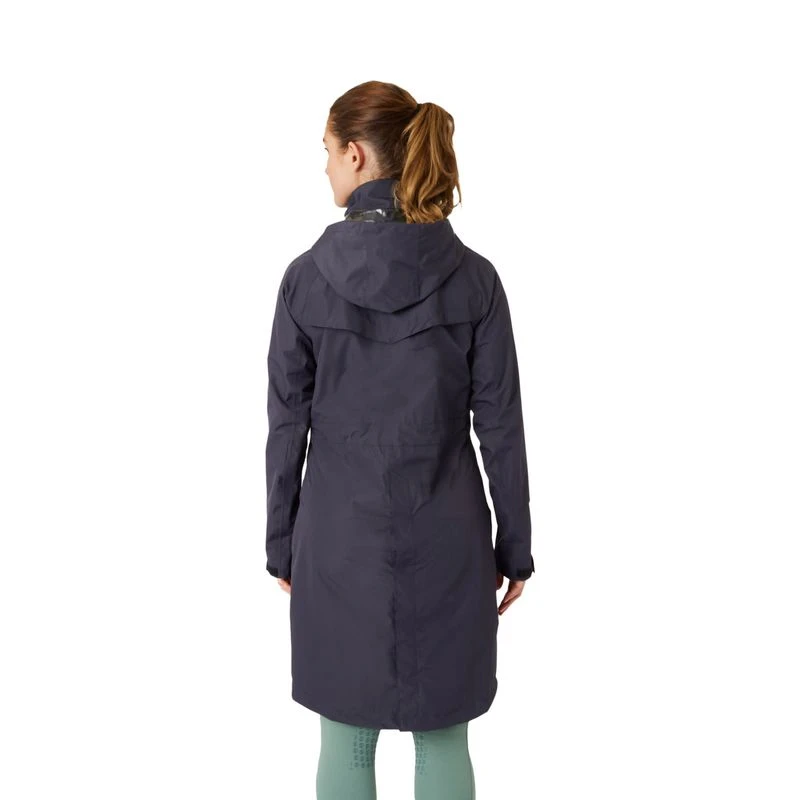 B Vertigo Women's Joanna Raincoat - Dark Navy 3 B Vertigo Women's Joanna Raincoat - Dark Navy - Image 3