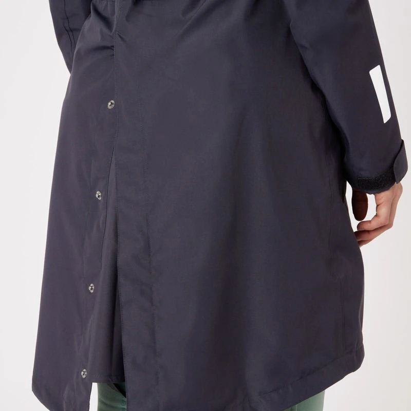 B Vertigo Women's Joanna Raincoat - Dark Navy 4 B Vertigo Women's Joanna Raincoat - Dark Navy - Image 4