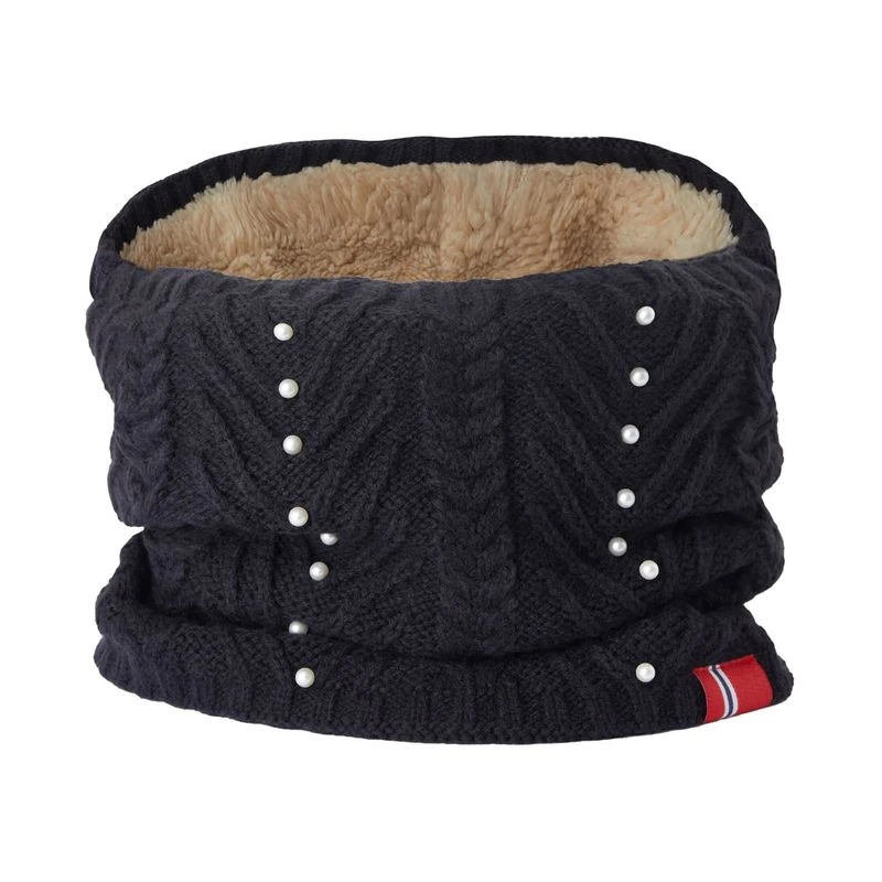 B Vertigo Women's Rosa Knitted Neck Warmer Scarf - Anthracite 1 B Vertigo Women's Rosa Knitted Neck Warmer Scarf - Anthracite