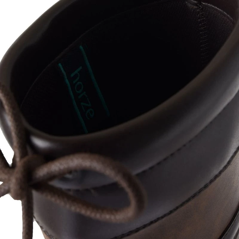 Horze Kids' Waterproof Country Tall Boots - Brown 3 Horze Kids' Waterproof Country Tall Boots - Brown - Image 3