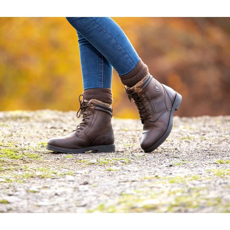 Shires Moretta Women's Ottavia Lace Country Boots - Brown 6 Shires Moretta Women's Ottavia Lace Country Boots - Brown - Image 6