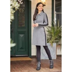EQL Women's Ascent Ponte Tunic Dress - Charcoal Heather 9 EQL Women's Ascent Ponte Tunic Dress - Charcoal Heather -Horse Rider Wear 700475 800 800
