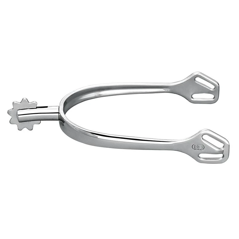 Herm Sprenger Ultra Fit 30mm Flat End 9pt Rowel Spurs - Stainless Steel 1 Herm Sprenger Ultra Fit 30mm Flat End 9pt Rowel Spurs - Stainless Steel