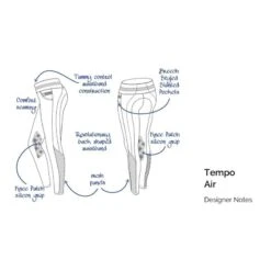 Tredstep Women's Tempo Air Tights - Steel Blue/Barbury -Horse Rider Wear 705208 800 800