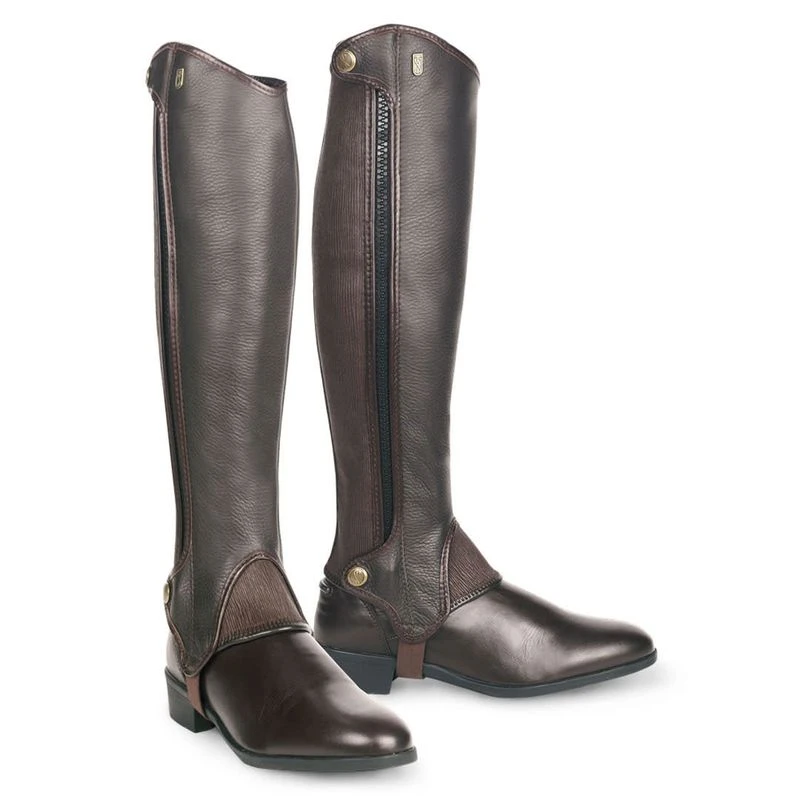 Tredstep Deluxe Half Chaps - Brown 1 Tredstep Deluxe Half Chaps - Brown